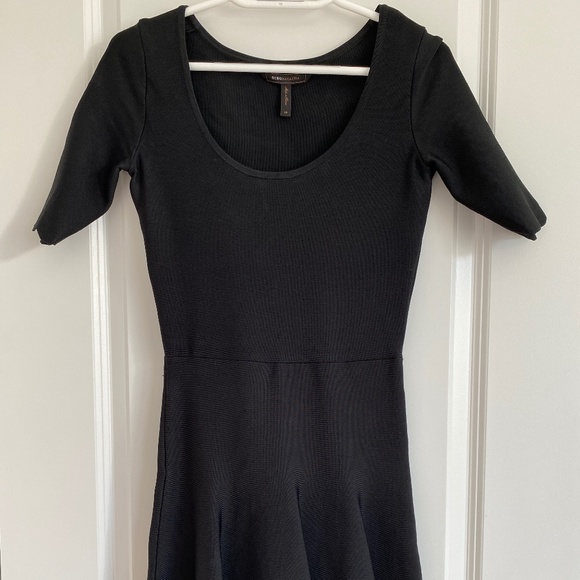 BCBG Black Peplum Dress - Picture 2 of 3